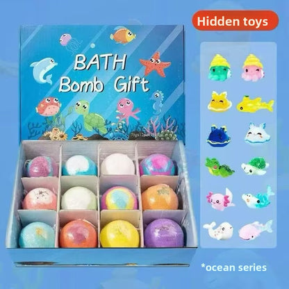 Childrens Bath Balls with Hidden Toys