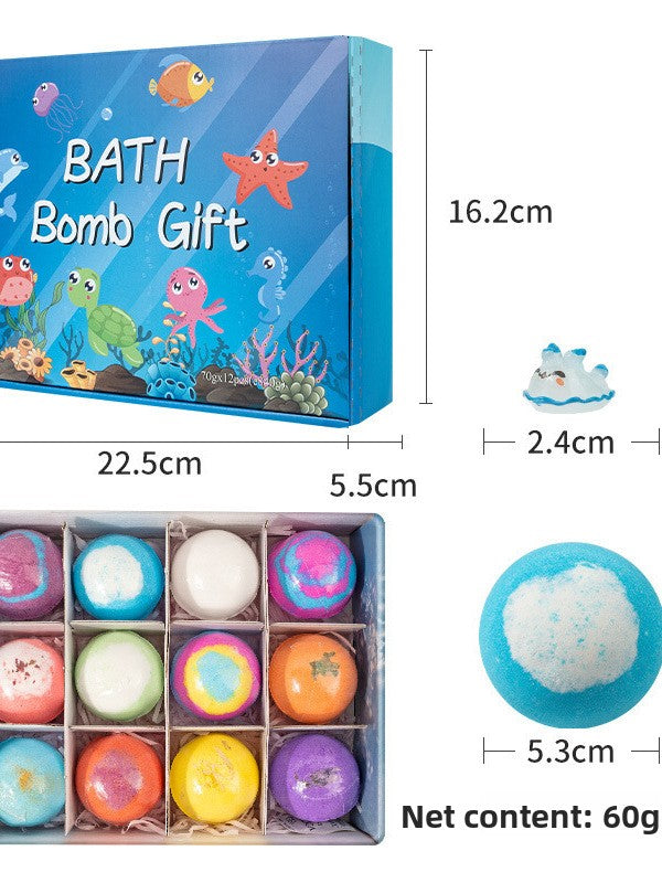 Childrens Bath Bombs with Surprise Toys Gift Set