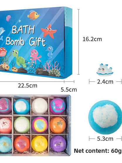 Childrens Bath Bombs with Surprise Toys Gift Set
