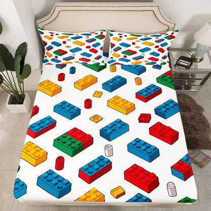 Childrens Block Print Bedding Set
