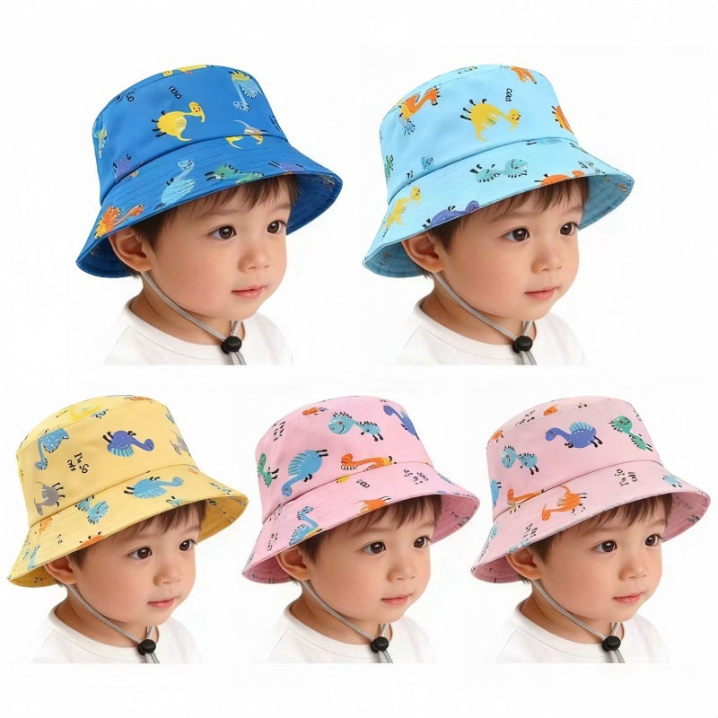 Childrens Cartoon Dinosaur Bucket Hat