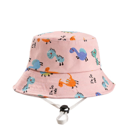 Childrens Cartoon Dinosaur Bucket Hat