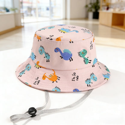 Childrens Cartoon Dinosaur Bucket Hat