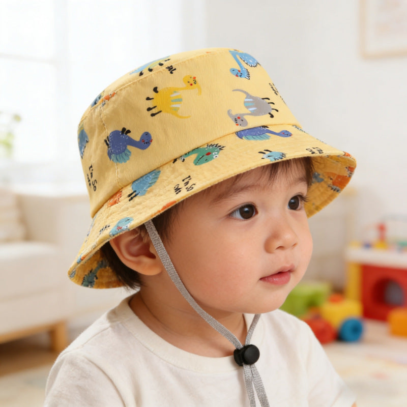 Childrens Cartoon Dinosaur Bucket Hat