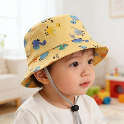 Childrens Cartoon Dinosaur Bucket Hat