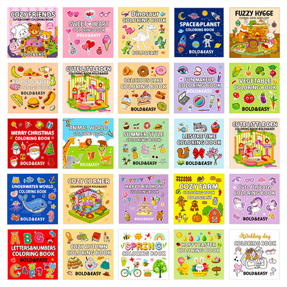 Childrens Coloring Book with 40 Pages