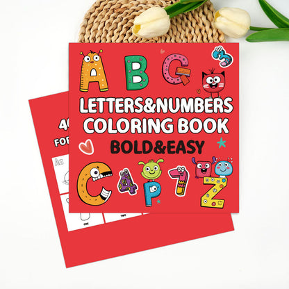 Childrens Coloring Book with 40 Pages