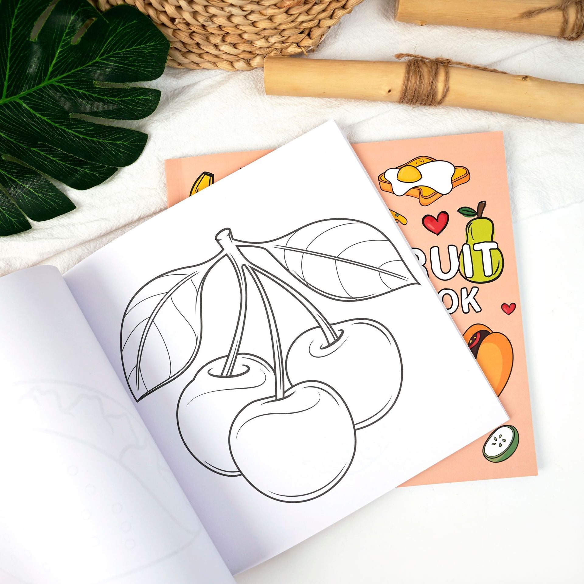 Childrens Coloring Book with 40 Pages
