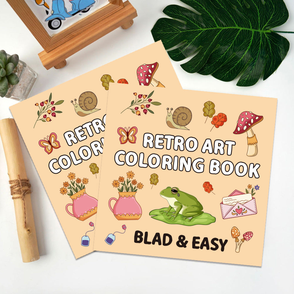 Childrens Coloring Book with 40 Pages