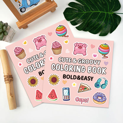 Childrens Coloring Book with 40 Pages
