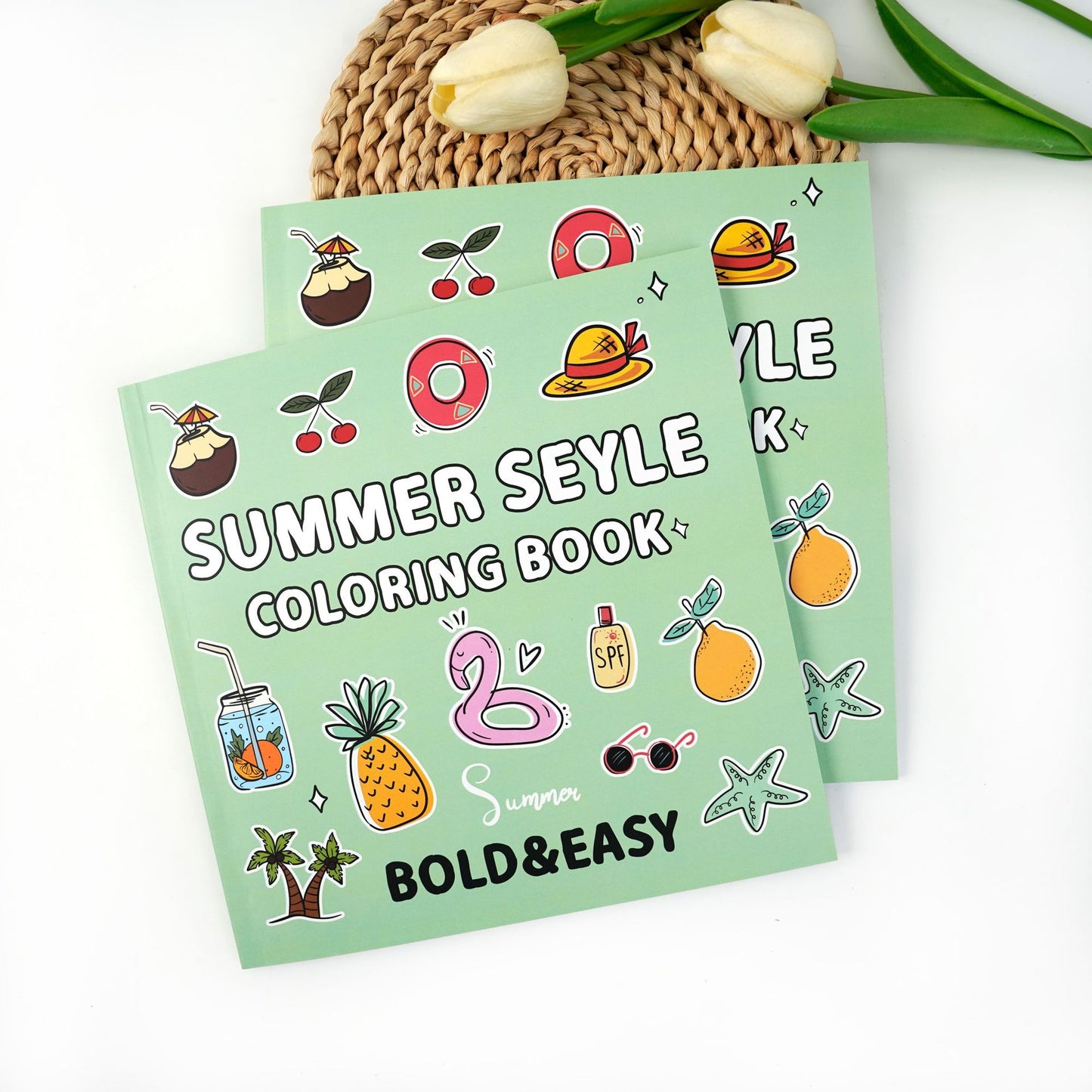 Childrens Coloring Book with 40 Pages