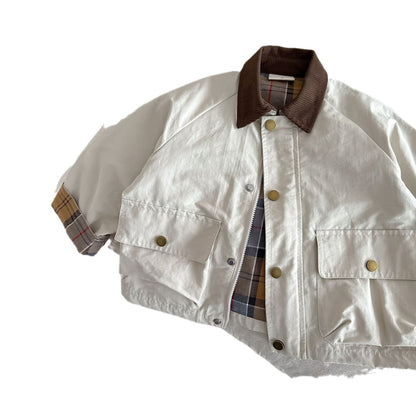 Childrens Contrast Collar Jacket