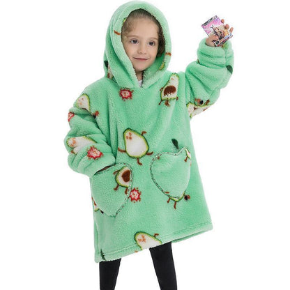 Childrens Coral Velvet Pajamas