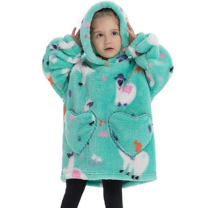 Childrens Coral Velvet Pajamas