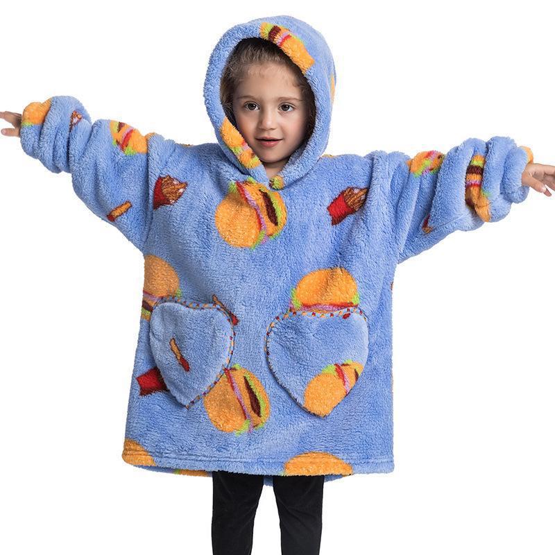 Childrens Coral Velvet Pajamas