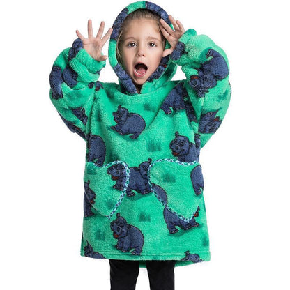 Childrens Coral Velvet Pajamas