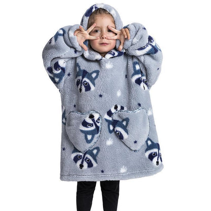 Childrens Coral Velvet Pajamas