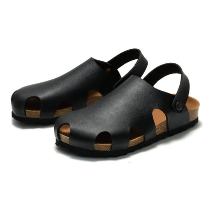 Childrens Cork Sandals Non-Slip Beach Slippers