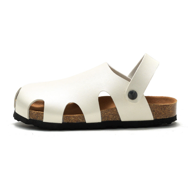 Childrens Cork Sandals Non-Slip Beach Slippers