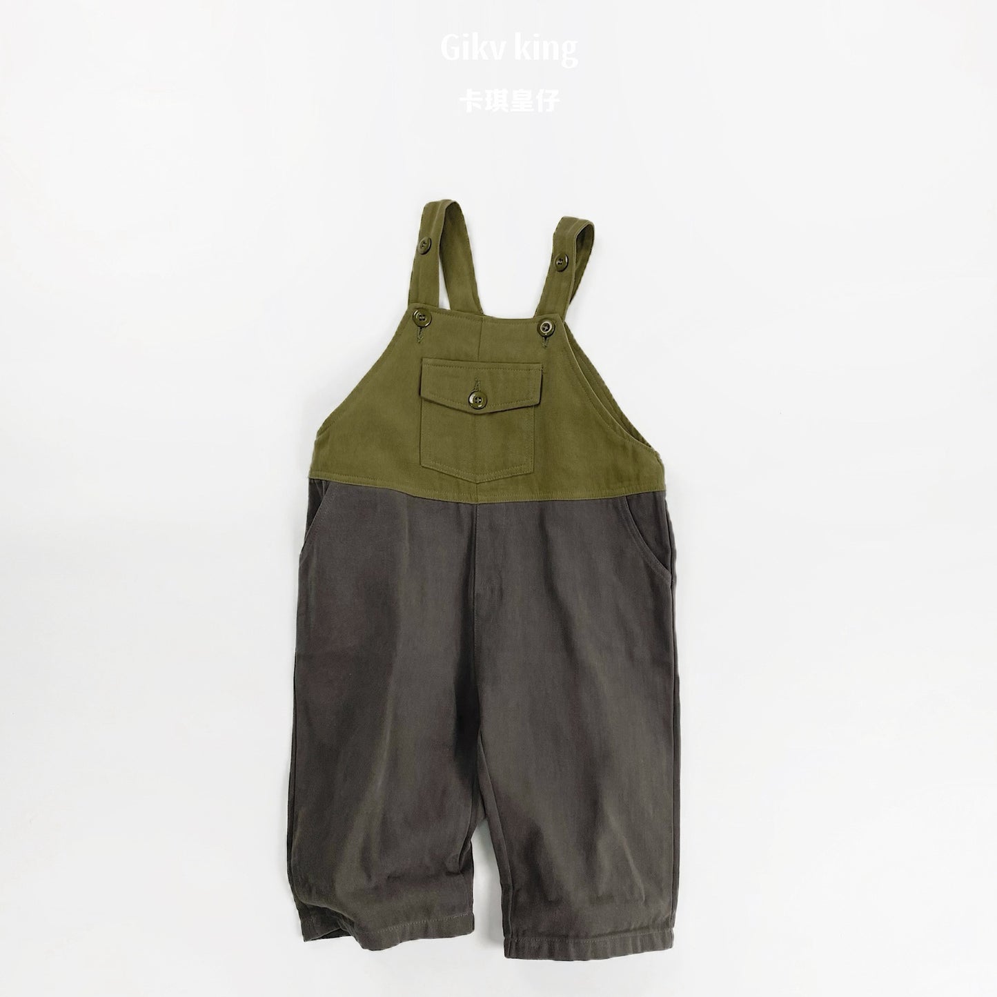 Childrens Cotton Suspenders Overalls