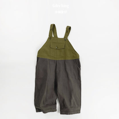 Childrens Cotton Suspenders Overalls