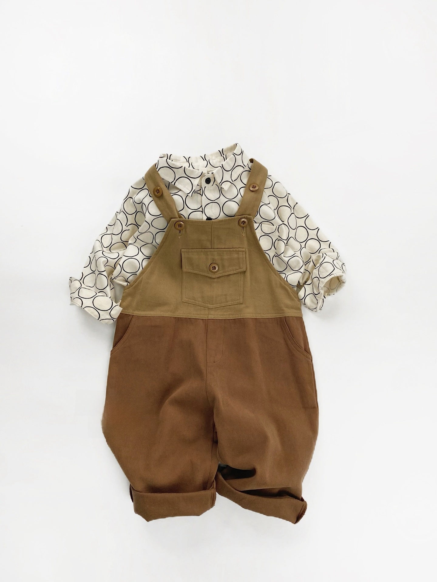 Childrens Cotton Suspenders Overalls