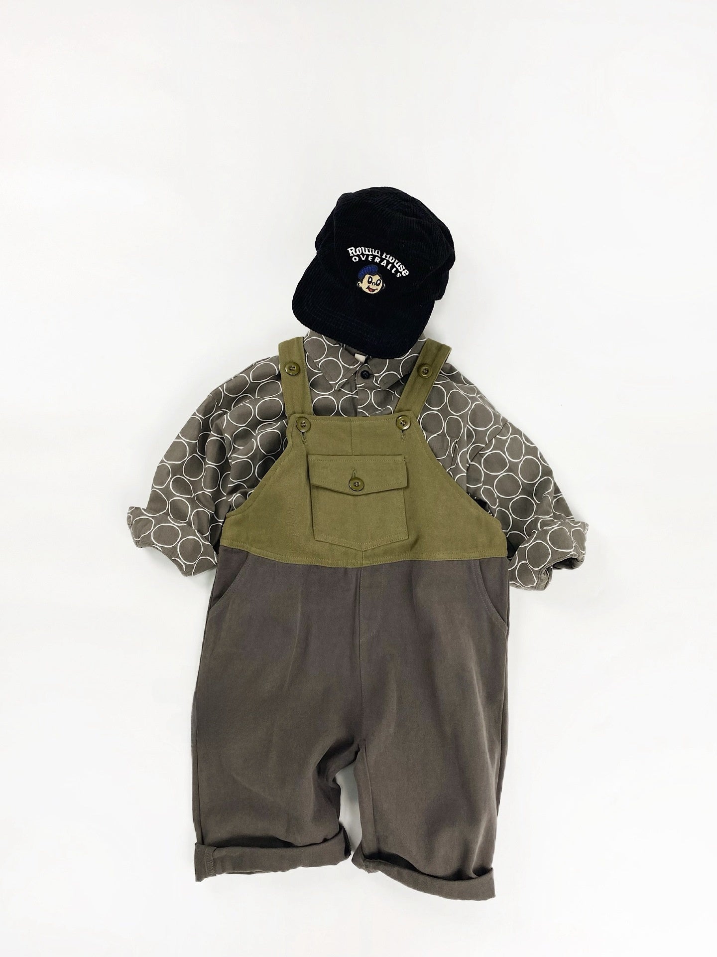 Childrens Cotton Suspenders Overalls