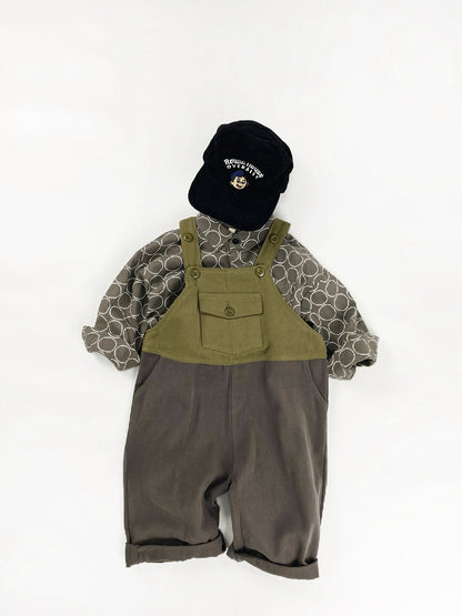 Childrens Cotton Suspenders Overalls