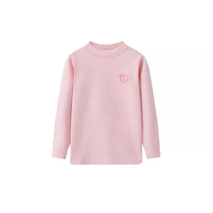 Childrens Cotton Thermal Shirt Half High Neck