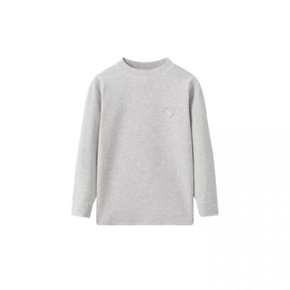 Childrens Cotton Thermal Shirt Half High Neck