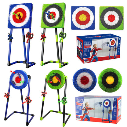 Childrens Dart and Axe Throwing Target Game Set