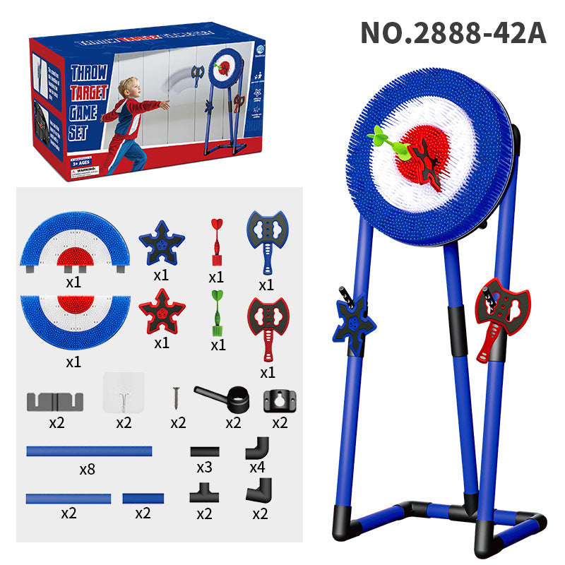 Childrens Dart and Axe Throwing Target Game Set