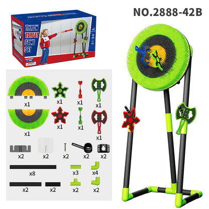 Childrens Dart and Axe Throwing Target Game Set
