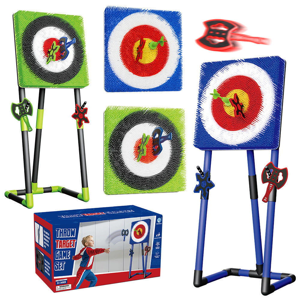 Childrens Dart and Axe Throwing Target Game Set