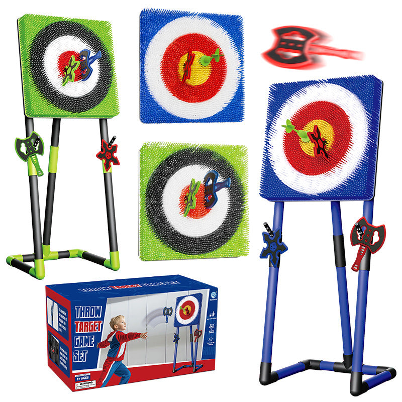 Childrens Dart and Axe Throwing Target Game Set