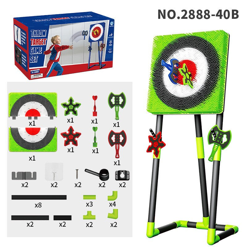 Childrens Dart and Axe Throwing Target Game Set