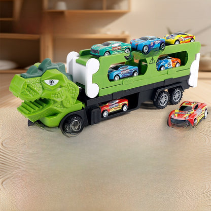 Childrens Dinosaur Engineering Vehicle Track Toy