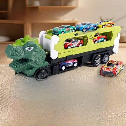 Childrens Dinosaur Engineering Vehicle Track Toy