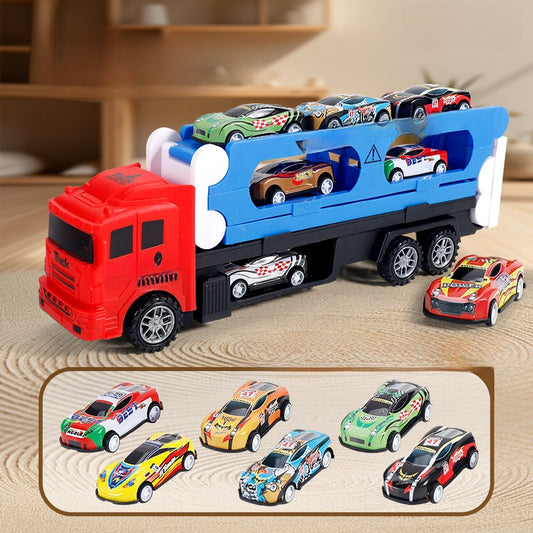 Childrens Dinosaur Engineering Vehicle Track Toy
