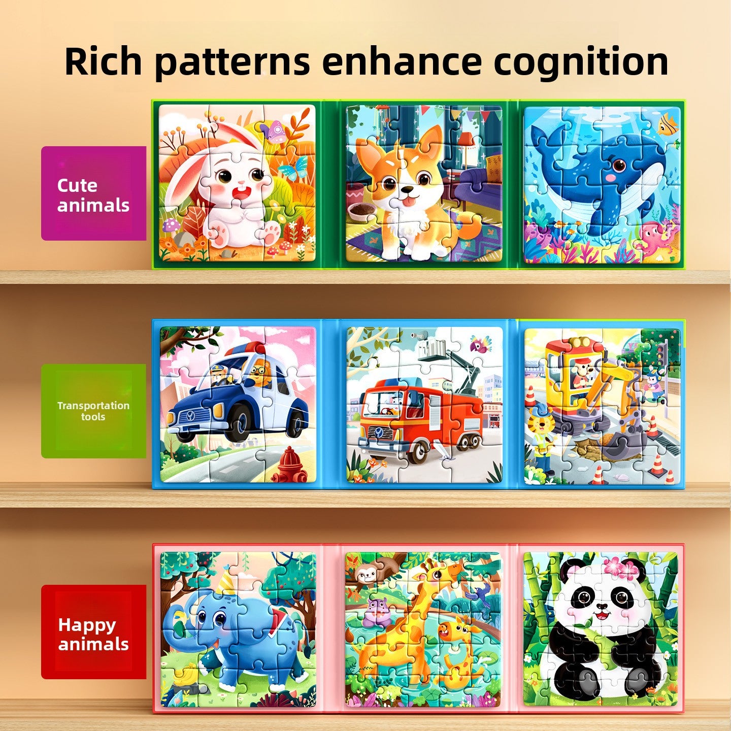 Childrens Educational Magnetic Puzzle