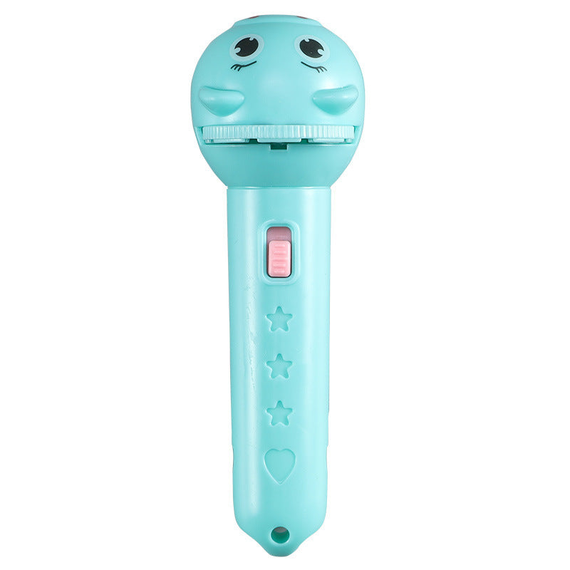 Childrens Educational Projector Flashlight Toy with Cartoon Slides