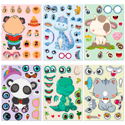 Childrens Educational Puzzle Stickers