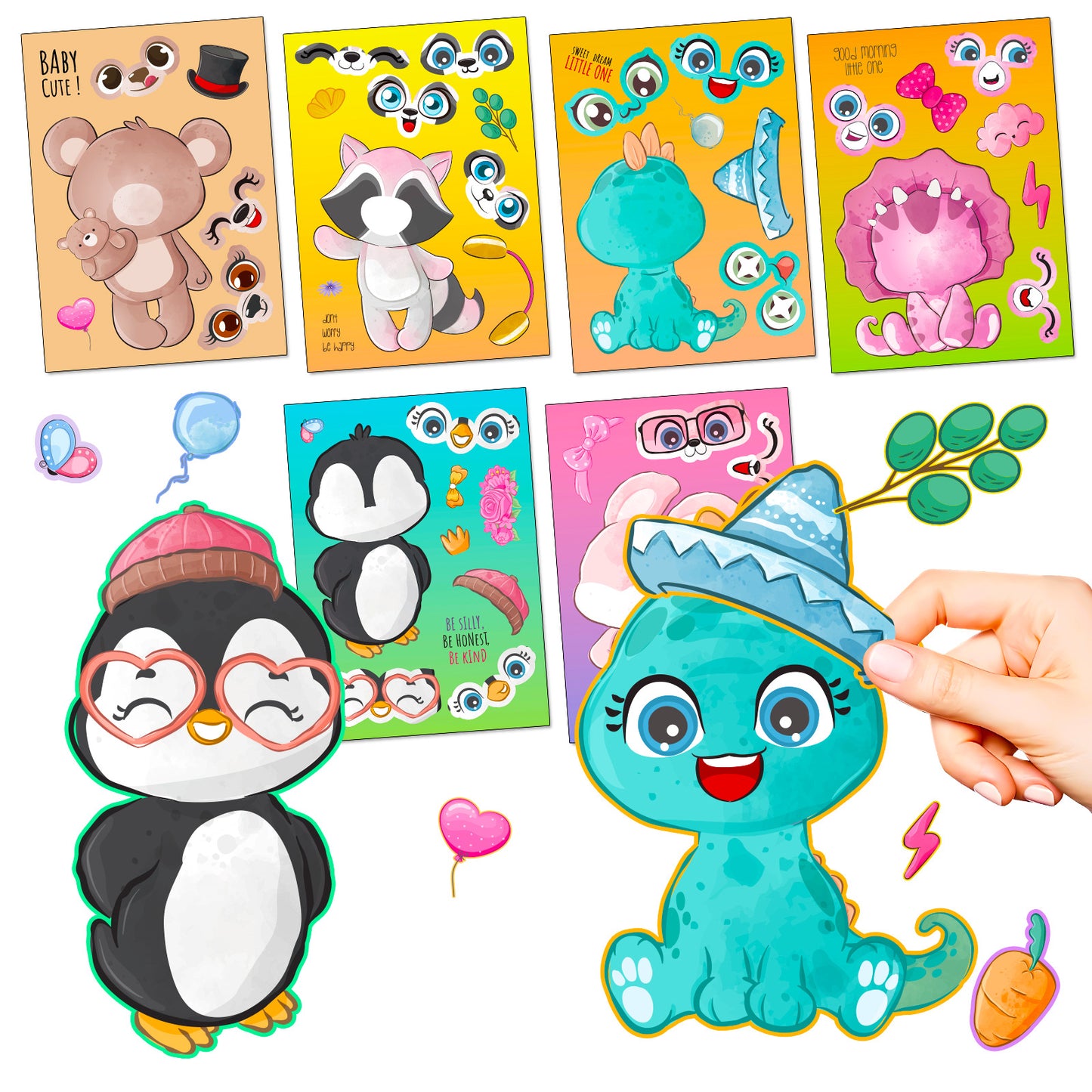 Childrens Educational Puzzle Stickers