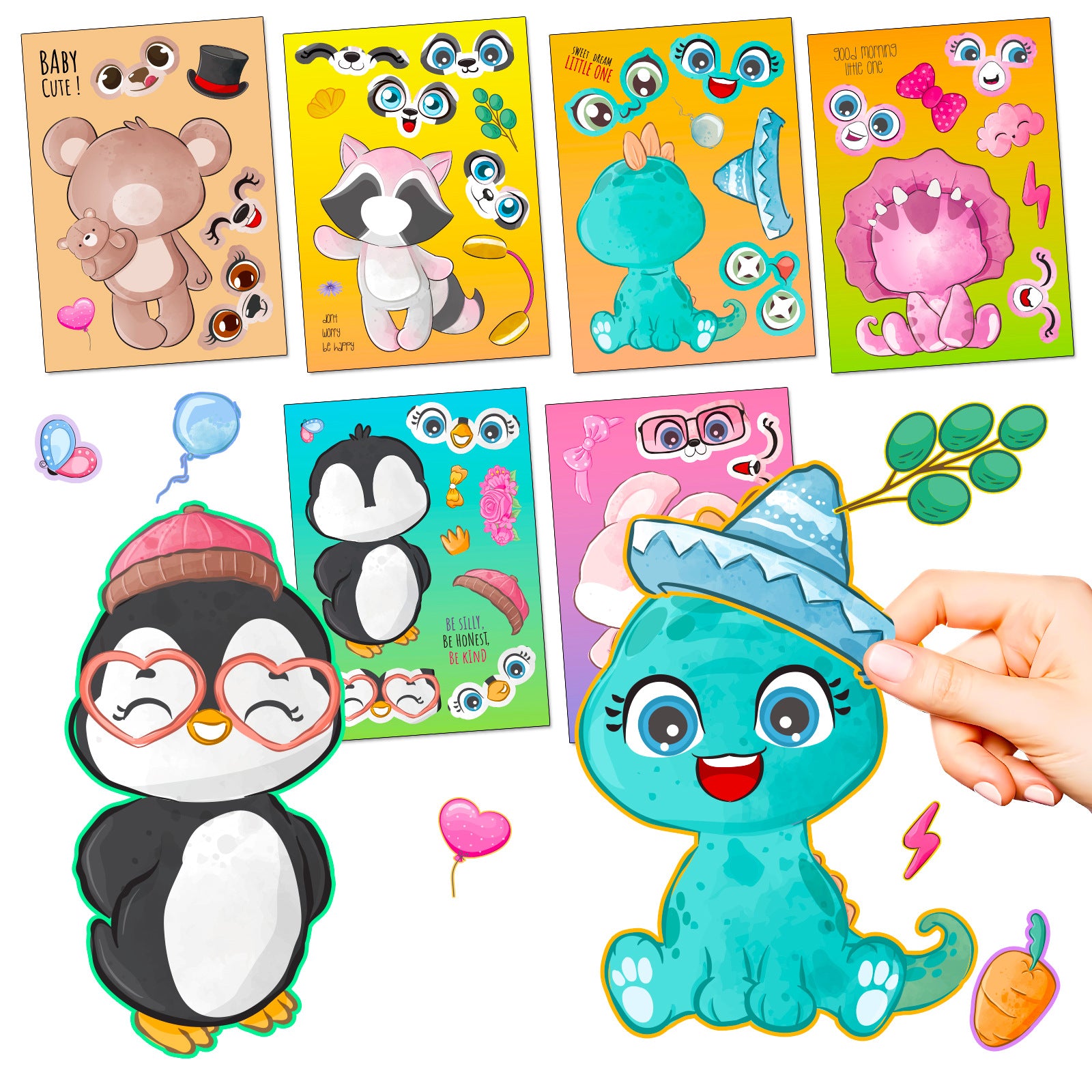 Childrens Educational Puzzle Stickers