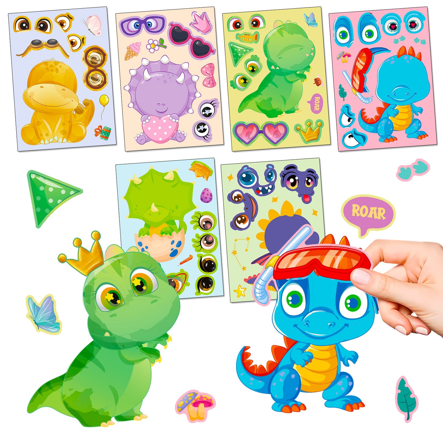 Childrens Educational Puzzle Stickers