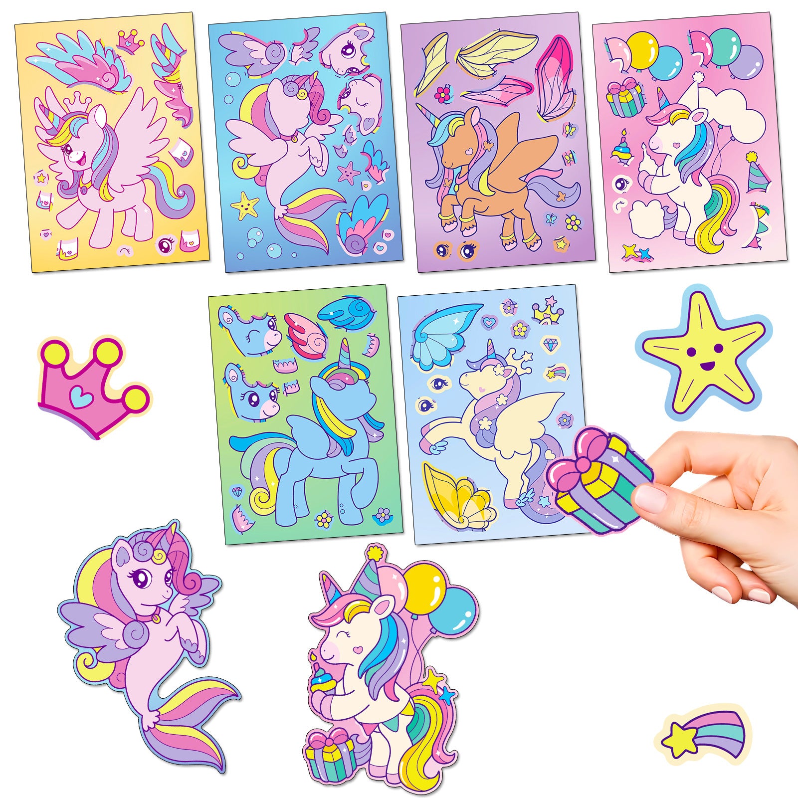 Childrens Educational Puzzle Stickers