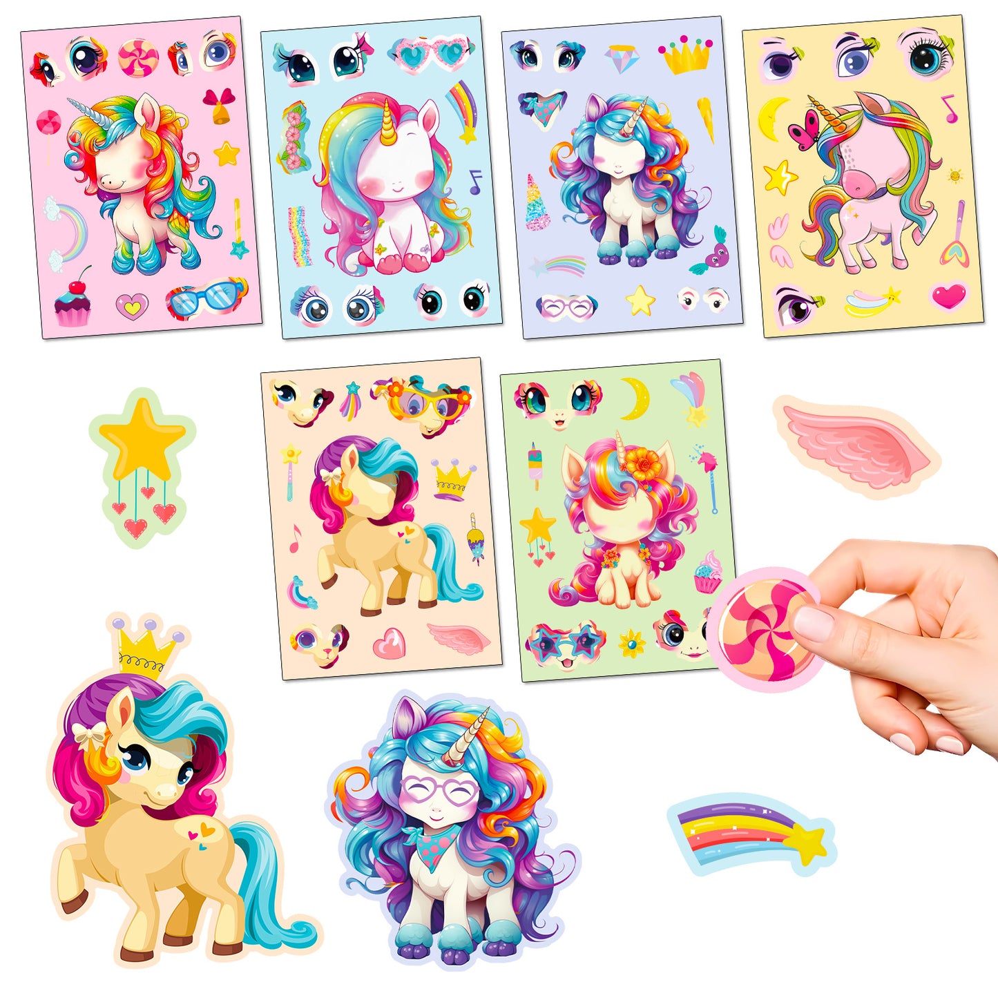 Childrens Educational Puzzle Stickers