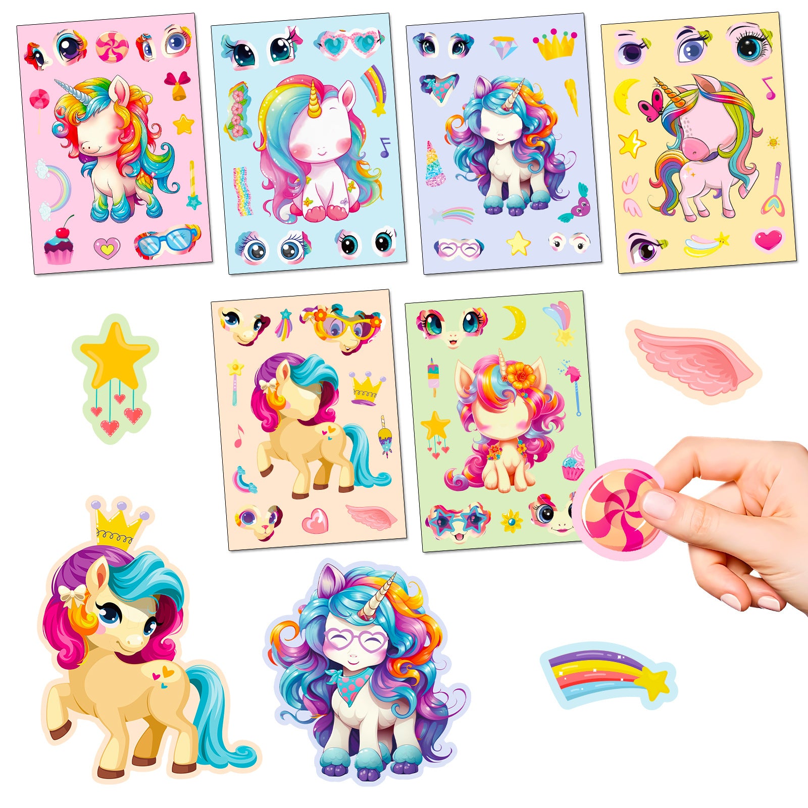 Childrens Educational Puzzle Stickers