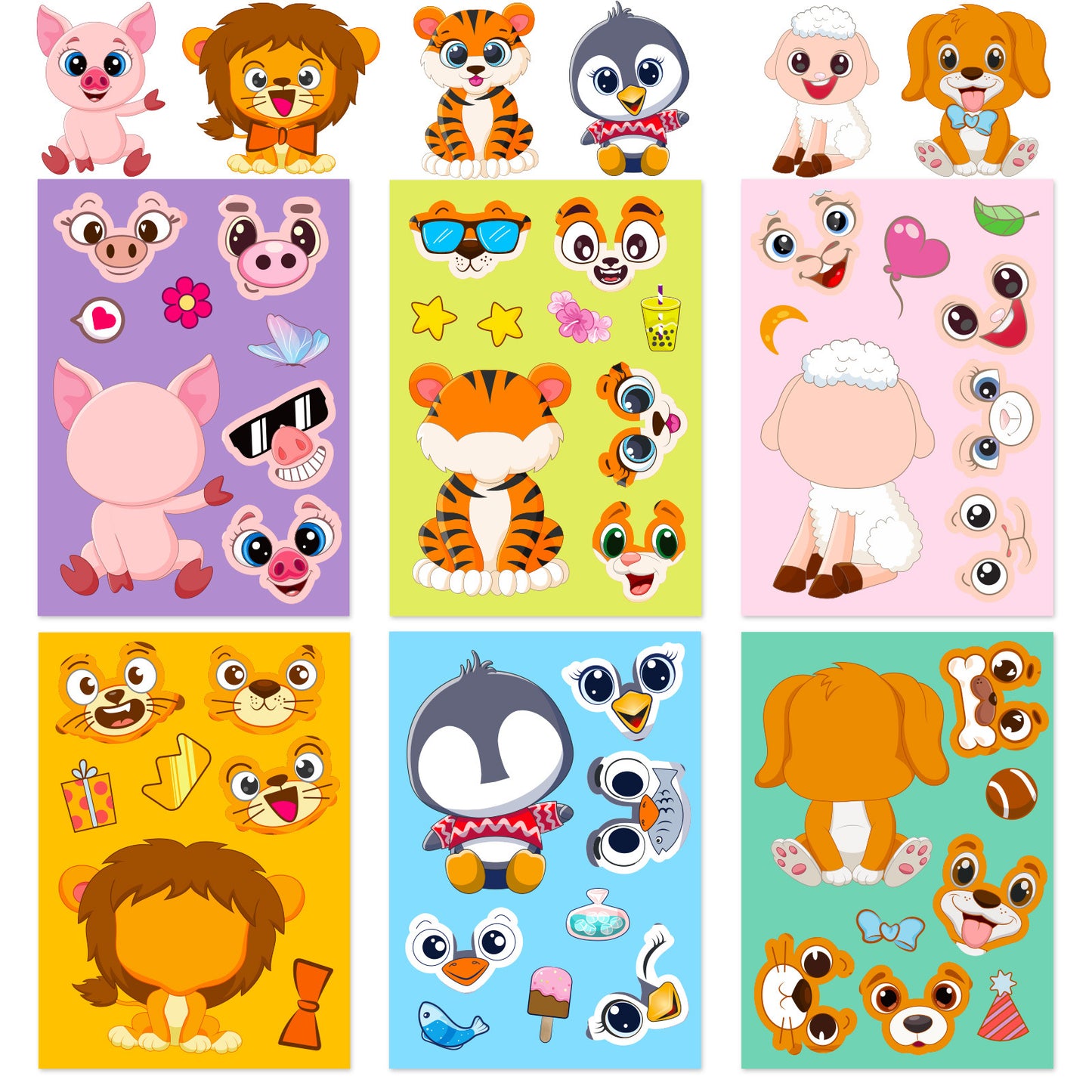 Childrens Educational Puzzle Stickers