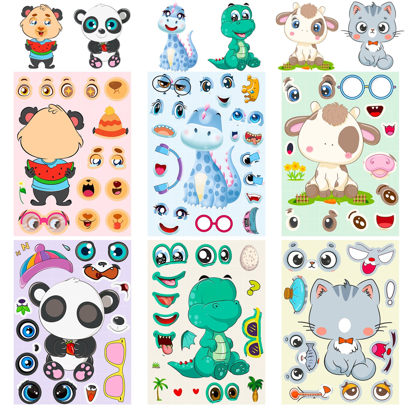 Childrens Educational Puzzle Stickers